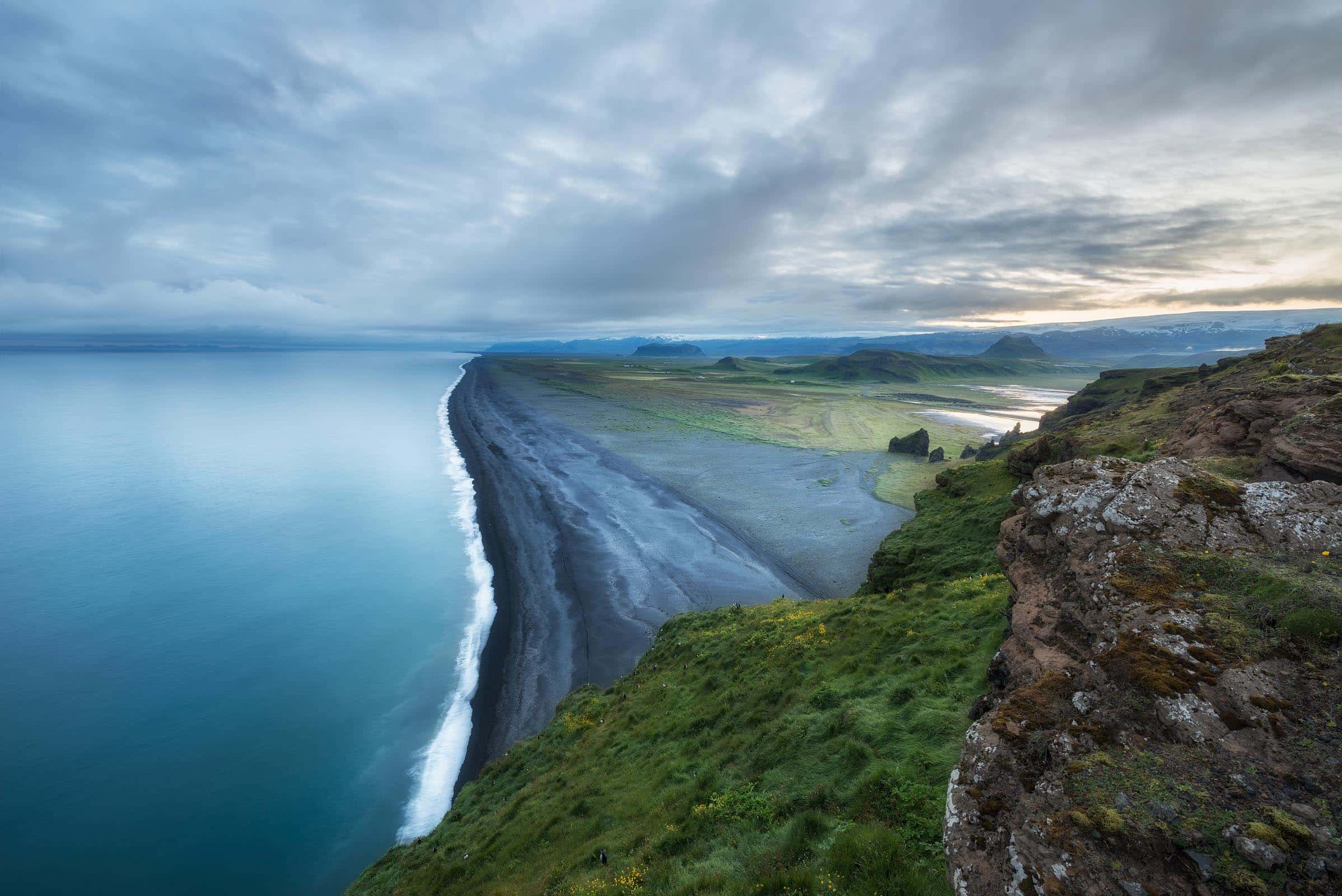 Photograph of Black Sand Beach in Dyrholaey , Iceland by Brent Goldman Photography
