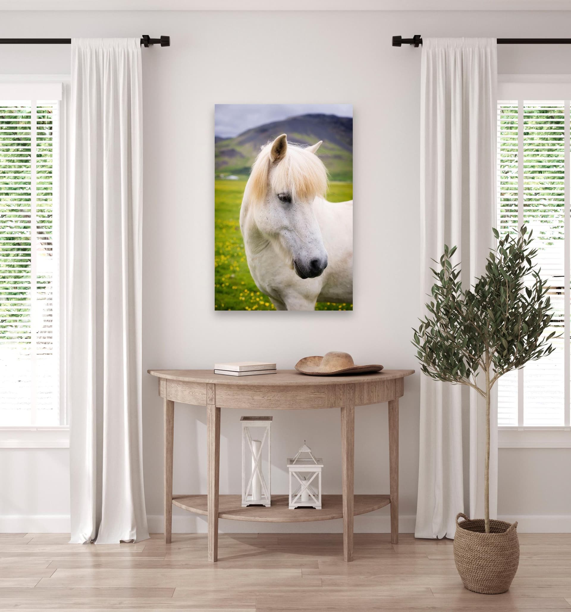 Wall art of Horse in Ring Road, Iceland by Brent Goldman Photography
