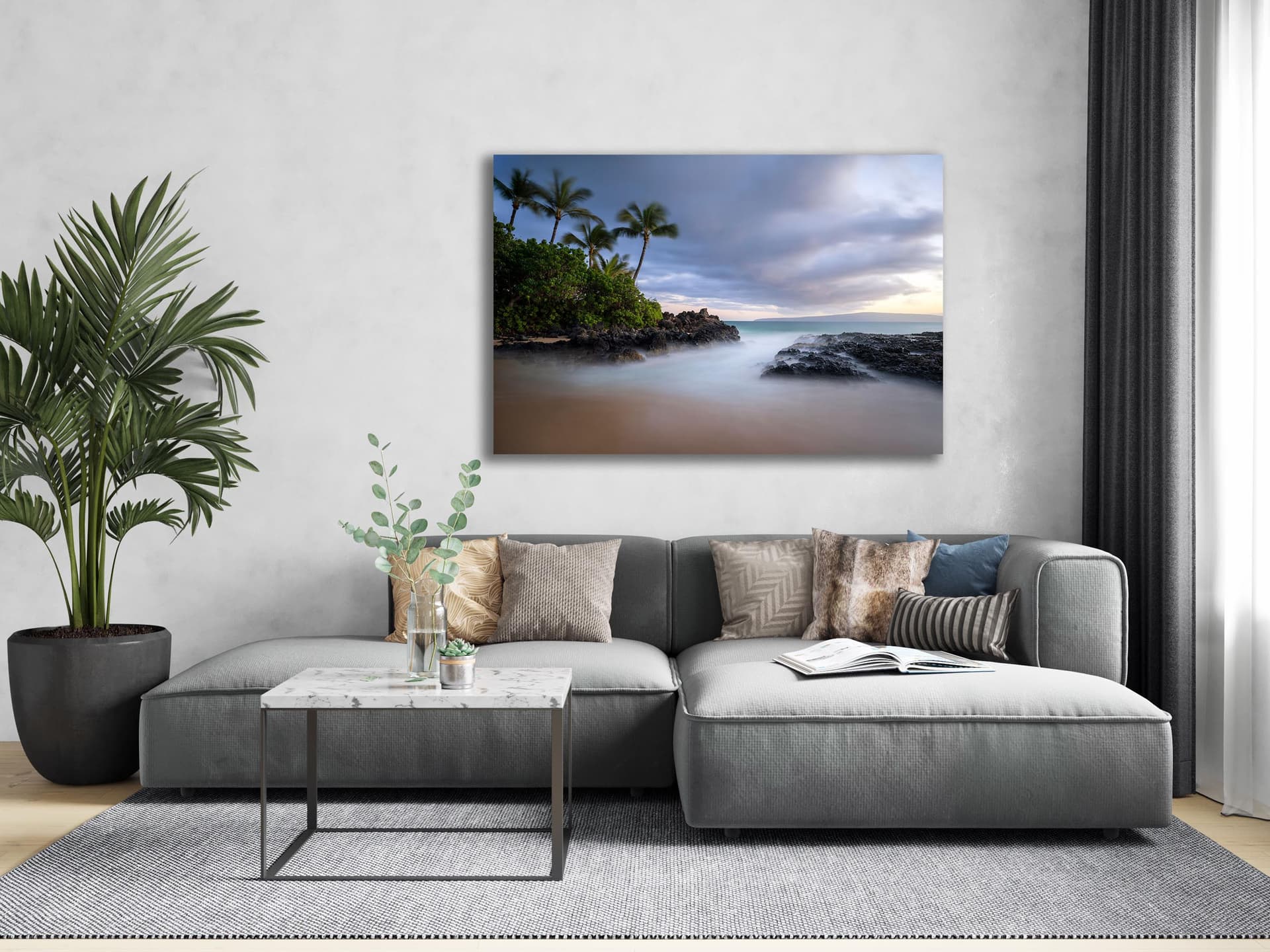 Wall art of Secret Beach in Maui, Hawaii by Brent Goldman Photography