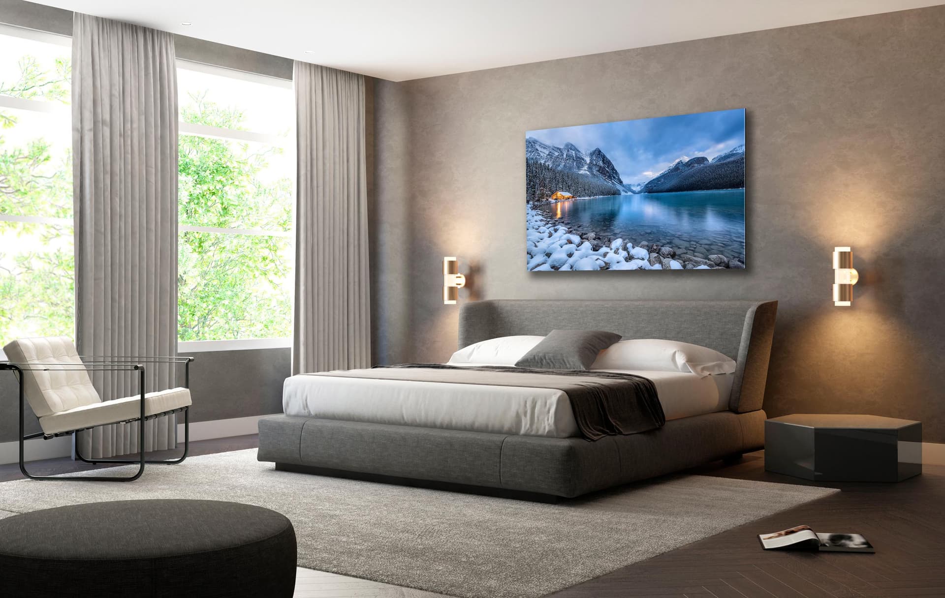 Wall art of Lake Louise in Banff, Canada by Brent Goldman Photography