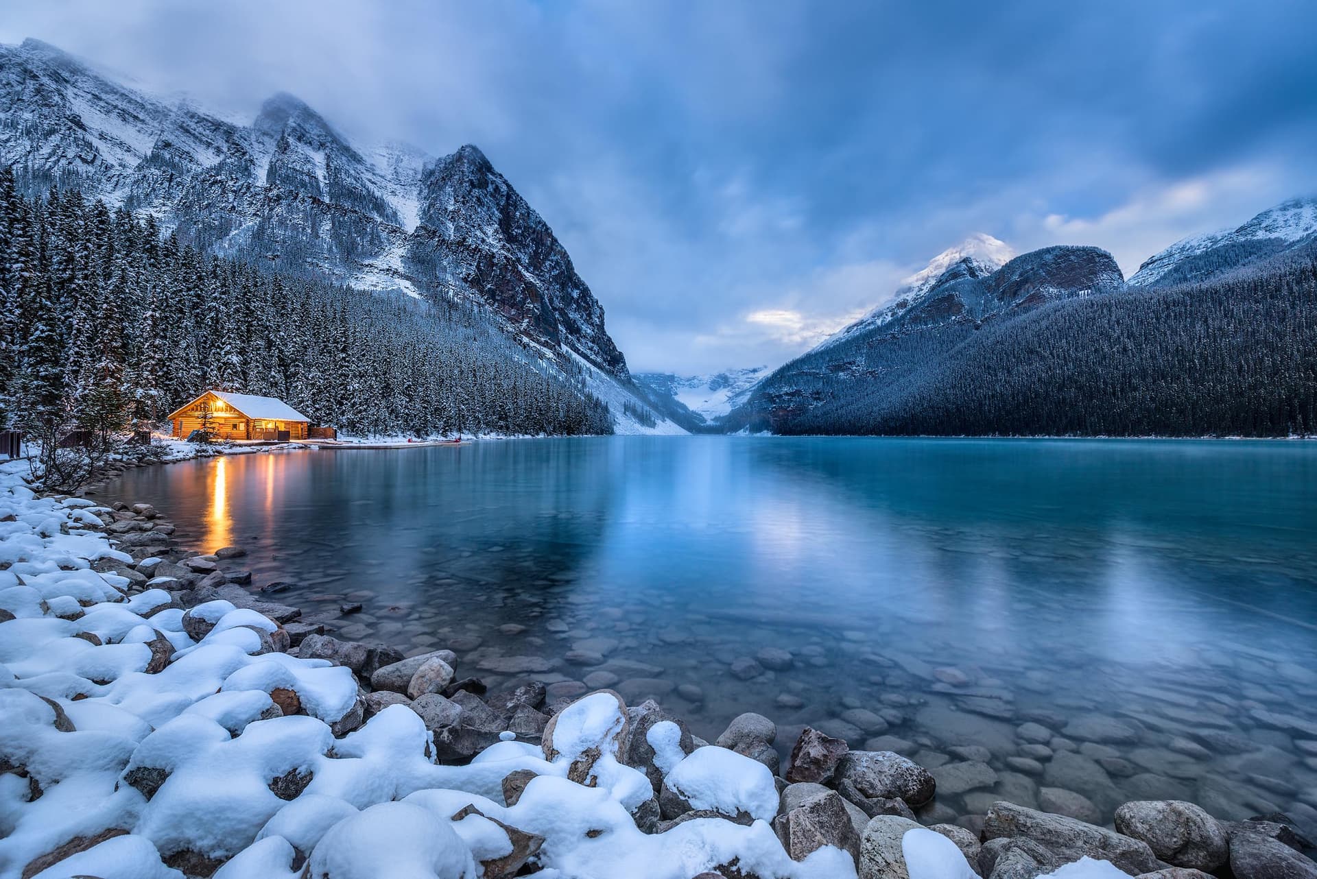 Photograph of Lake Louise in Banff, Canada by Brent Goldman Photography