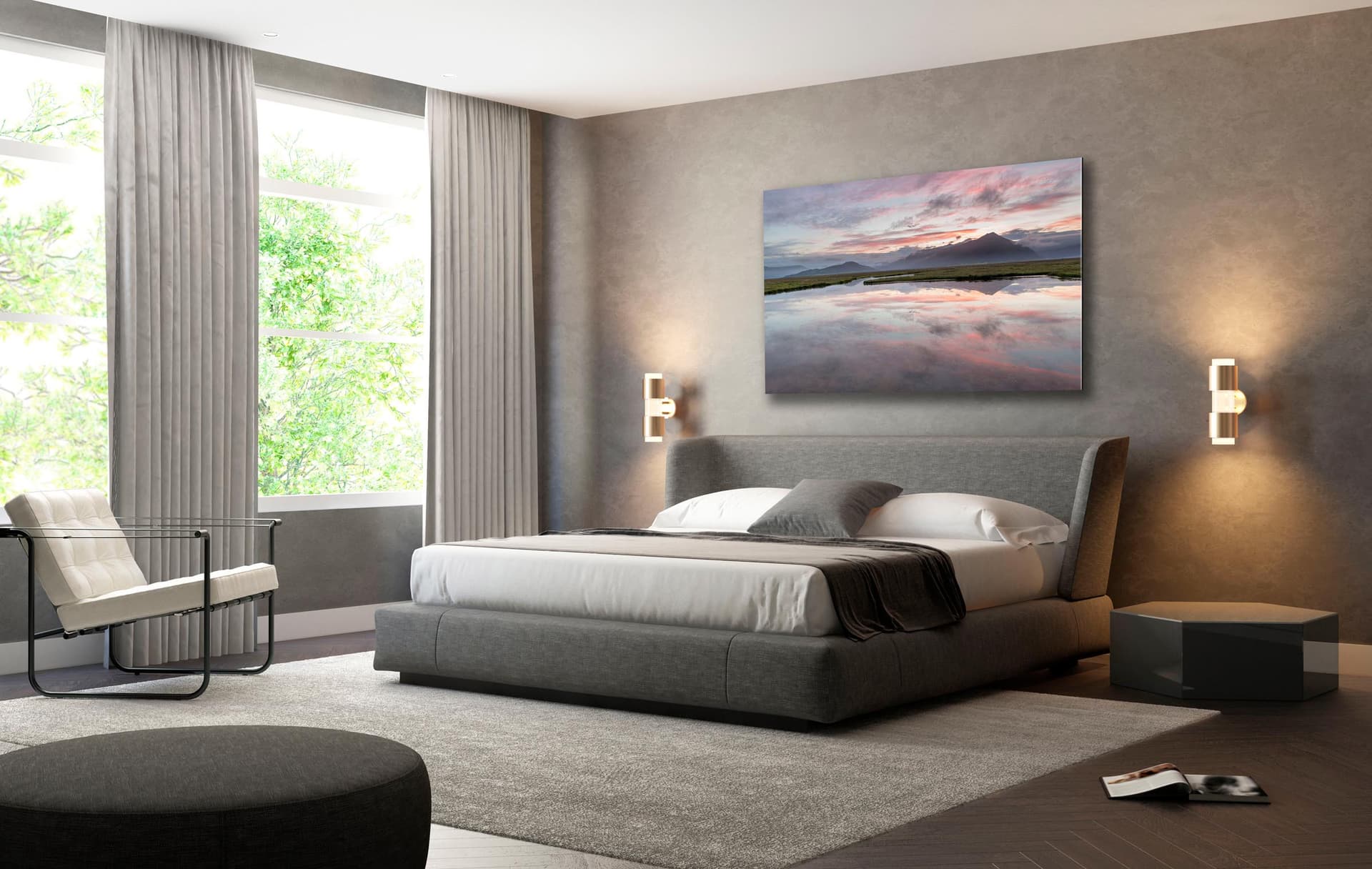Wall art of Mountain Reflections in Geitafell, Iceland by Brent Goldman Photography