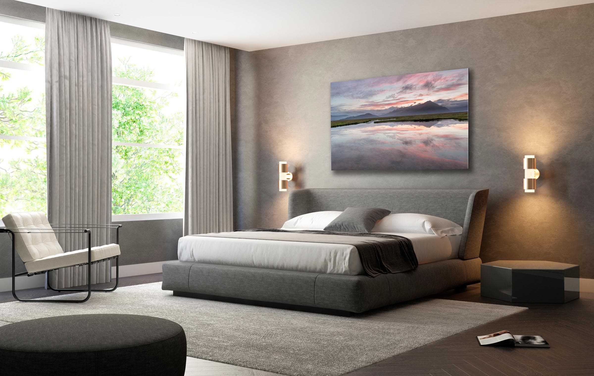 Wall art of Mountain Reflections in Geitafell, Iceland by Brent Goldman Photography