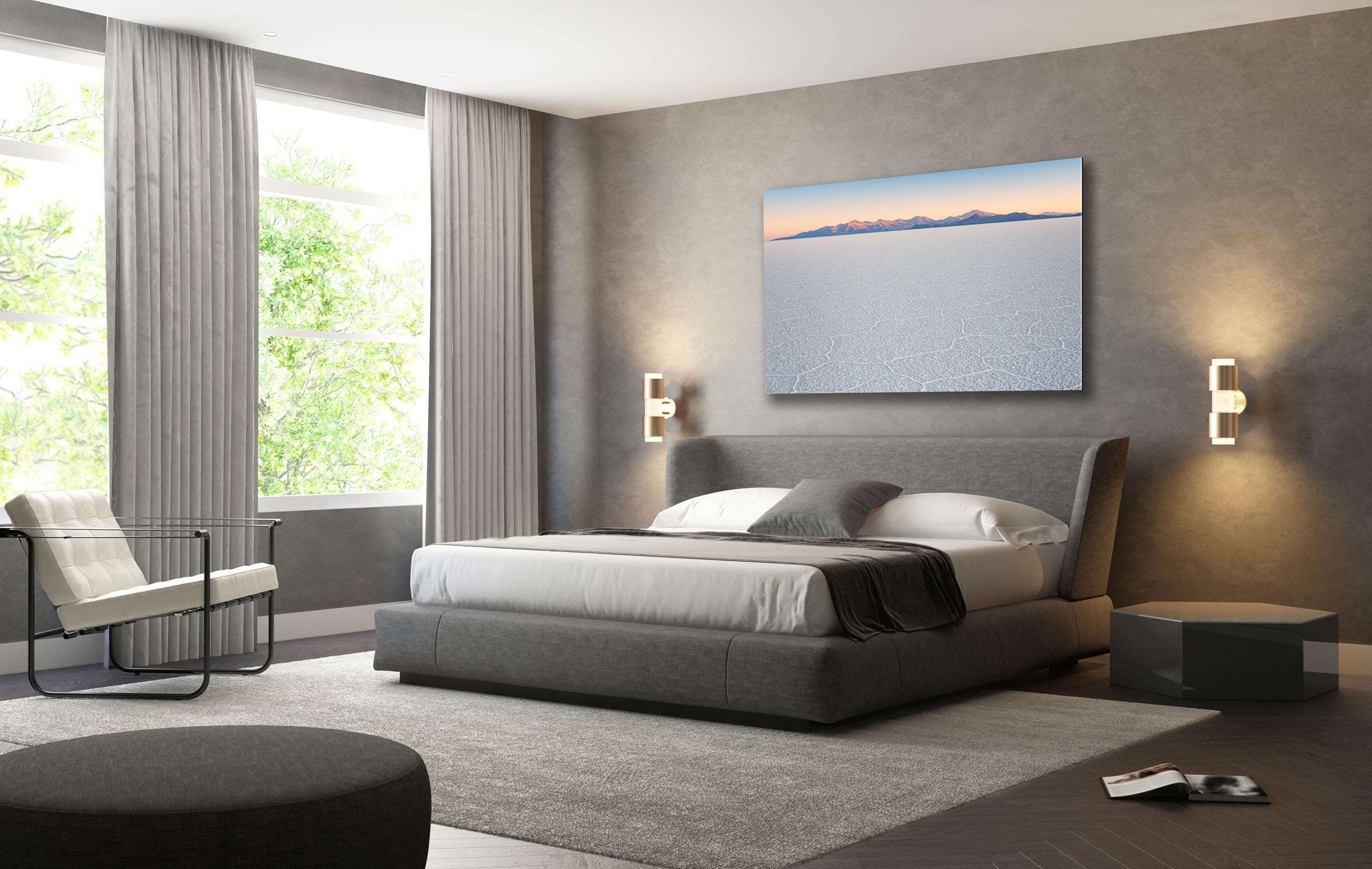 Wall art of Salt Flats in Uyuni, Bolivia by Brent Goldman Photography