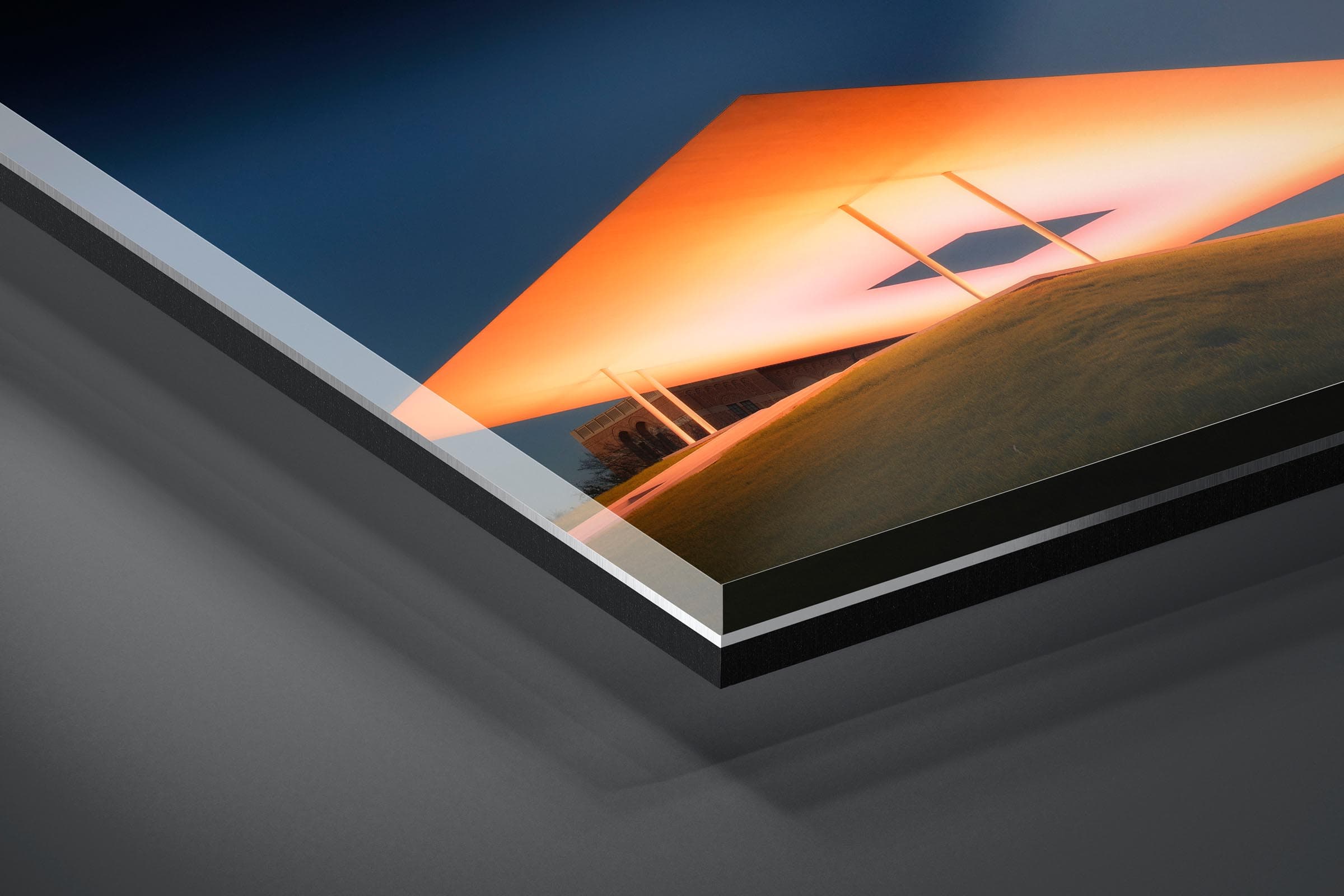 Fine art limited edition acrylic print of Twilight Epiphany in Rice University, Texas by Brent Goldman Photography