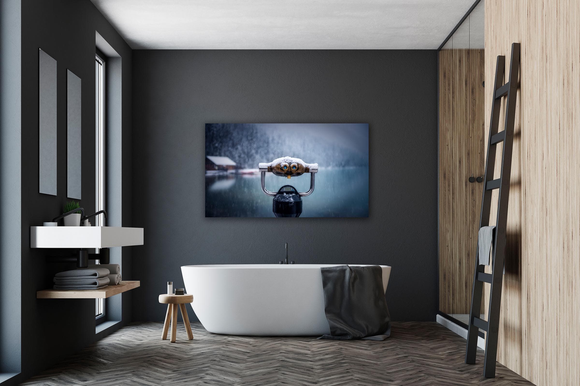 Wall art of Lake Louise in Banff, Canada by Brent Goldman Photography
