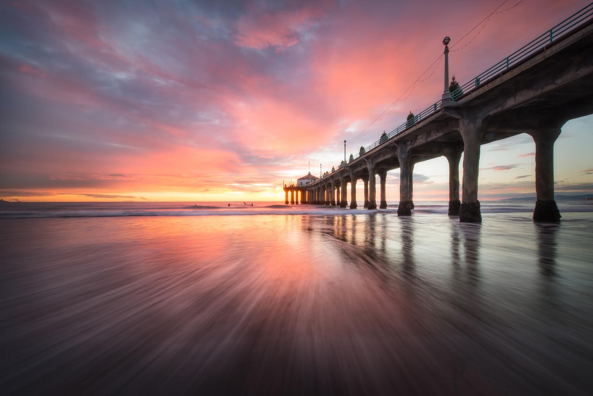 Photograph of Manhattan Beach Pier in Manhattan Beach, California by Brent Goldman Photography