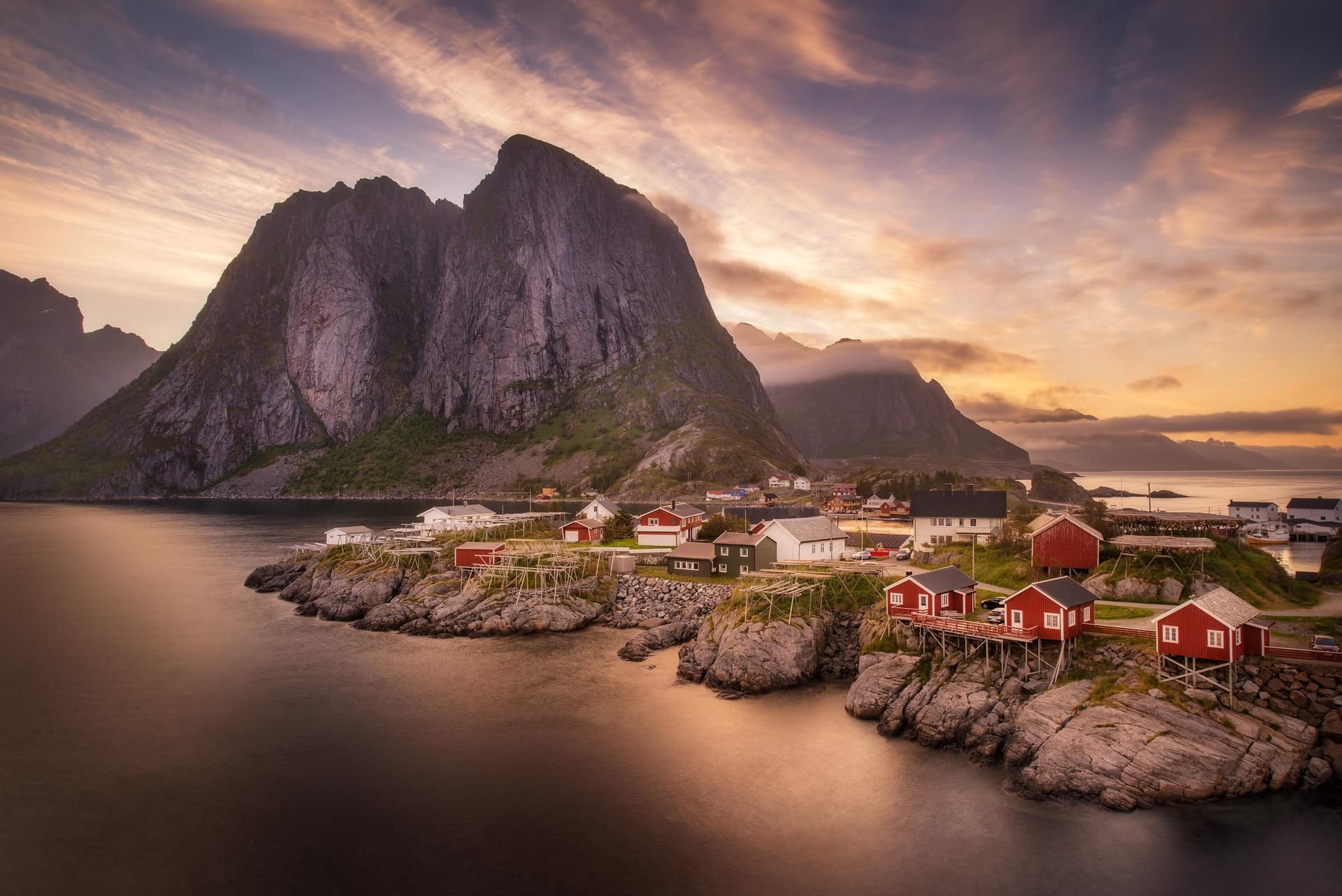 Photograph of Village in Hamnoy, Norway by Brent Goldman Photography