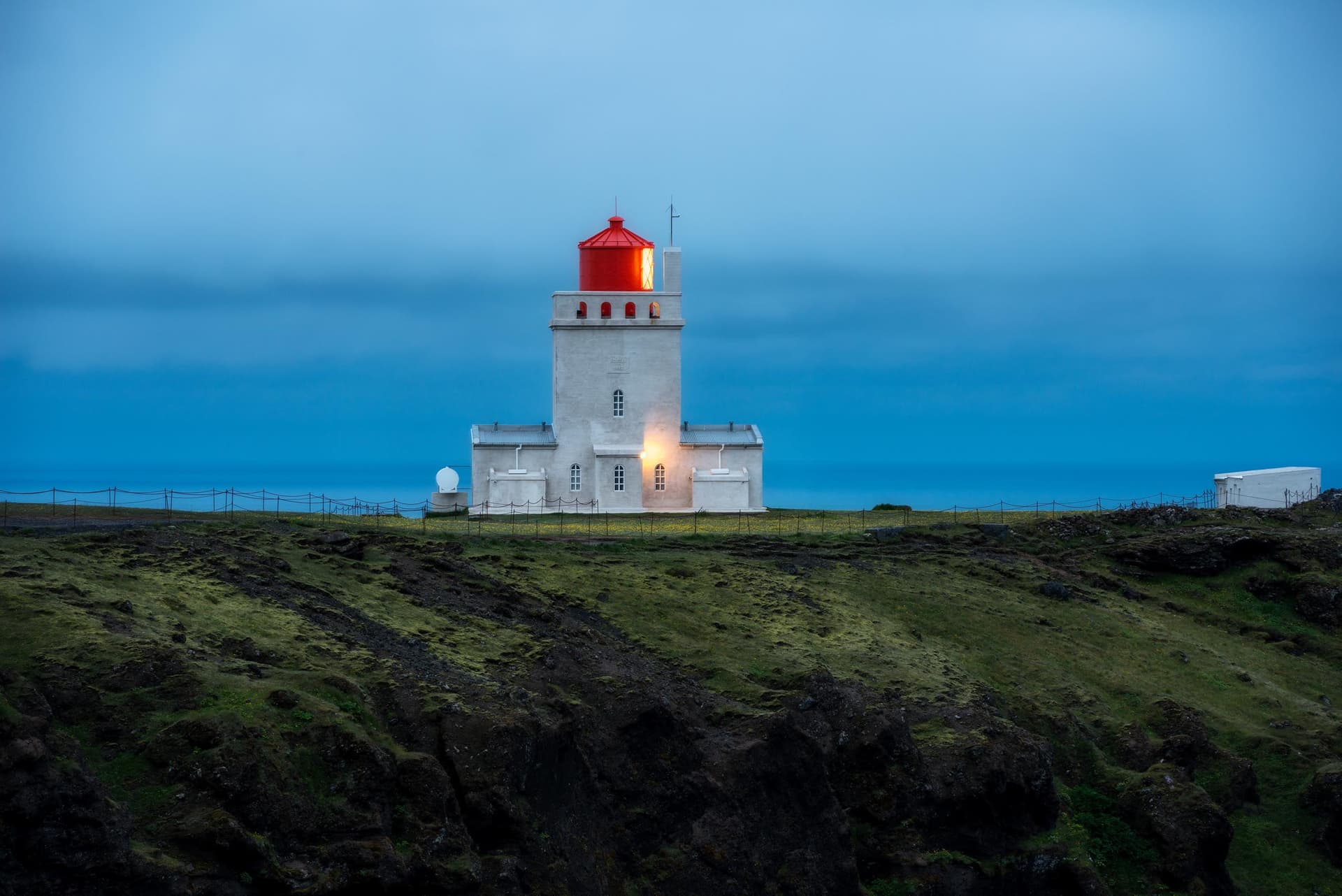 Photograph of Dyrholaey Lighthouse in Vik, Iceland by Brent Goldman Photography