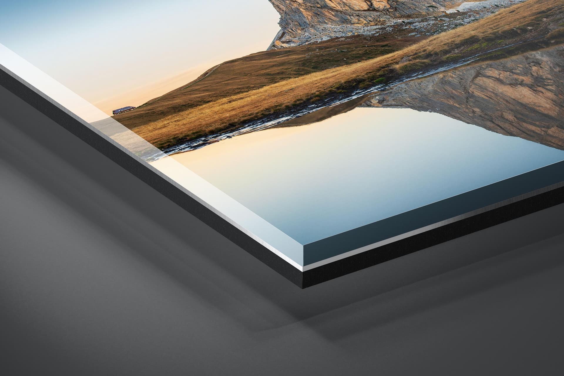 Fine art limited edition acrylic print of Passo Giau in Dolomites, Italy by Brent Goldman Photography