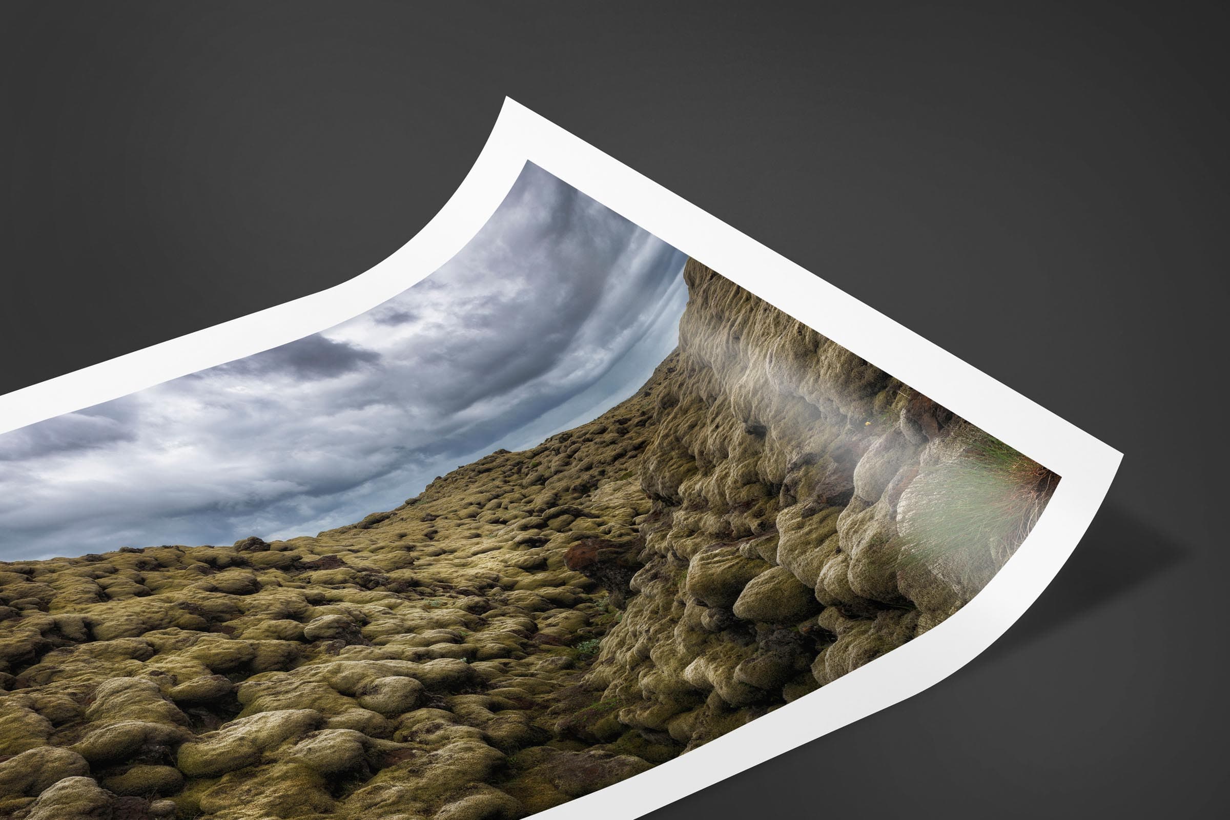 Fine art limited edition print of Lava Field in Eldhraun, Iceland by Brent Goldman Photography