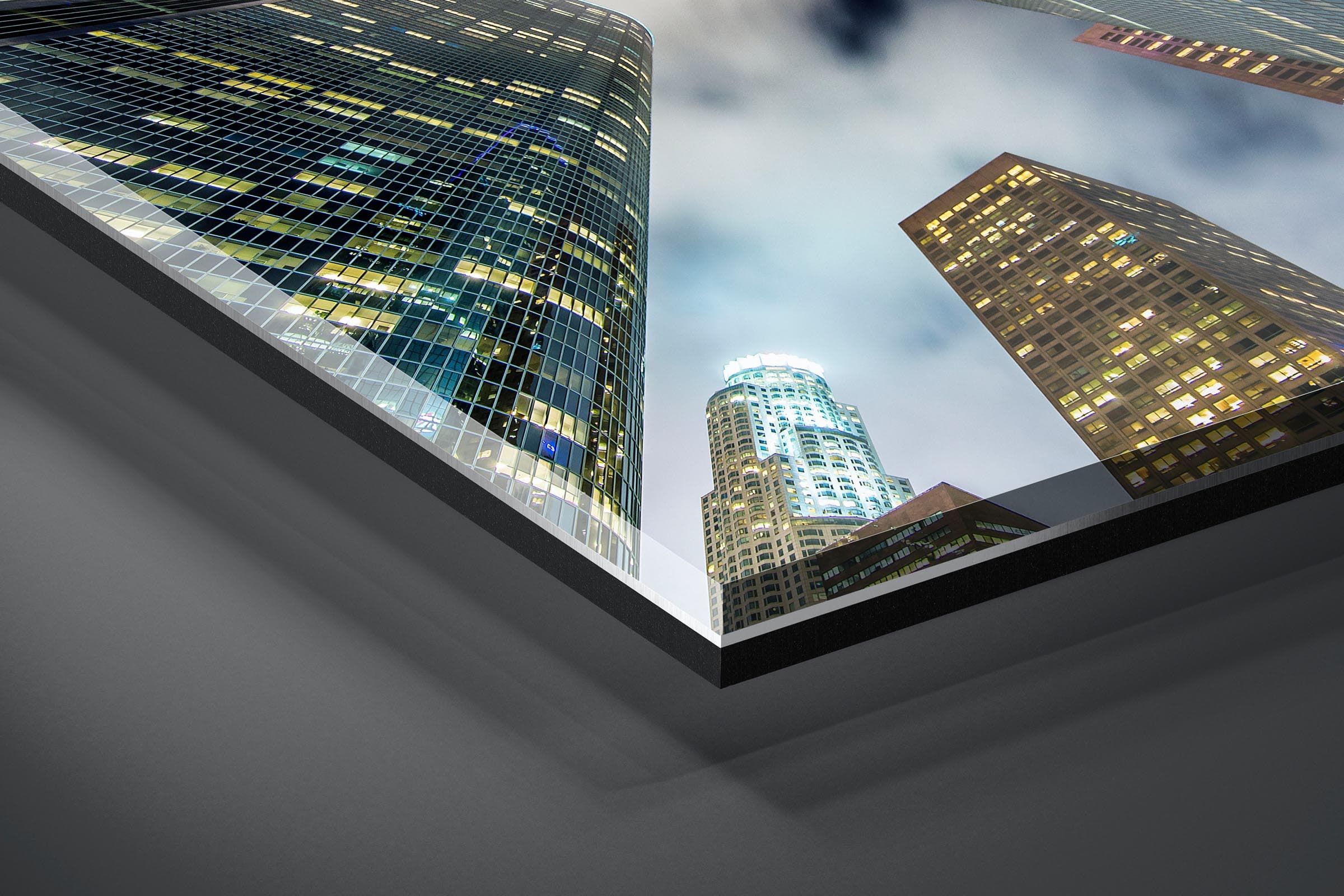 Fine art limited edition acrylic print of Downtown in Los Angeles, California by Brent Goldman Photography