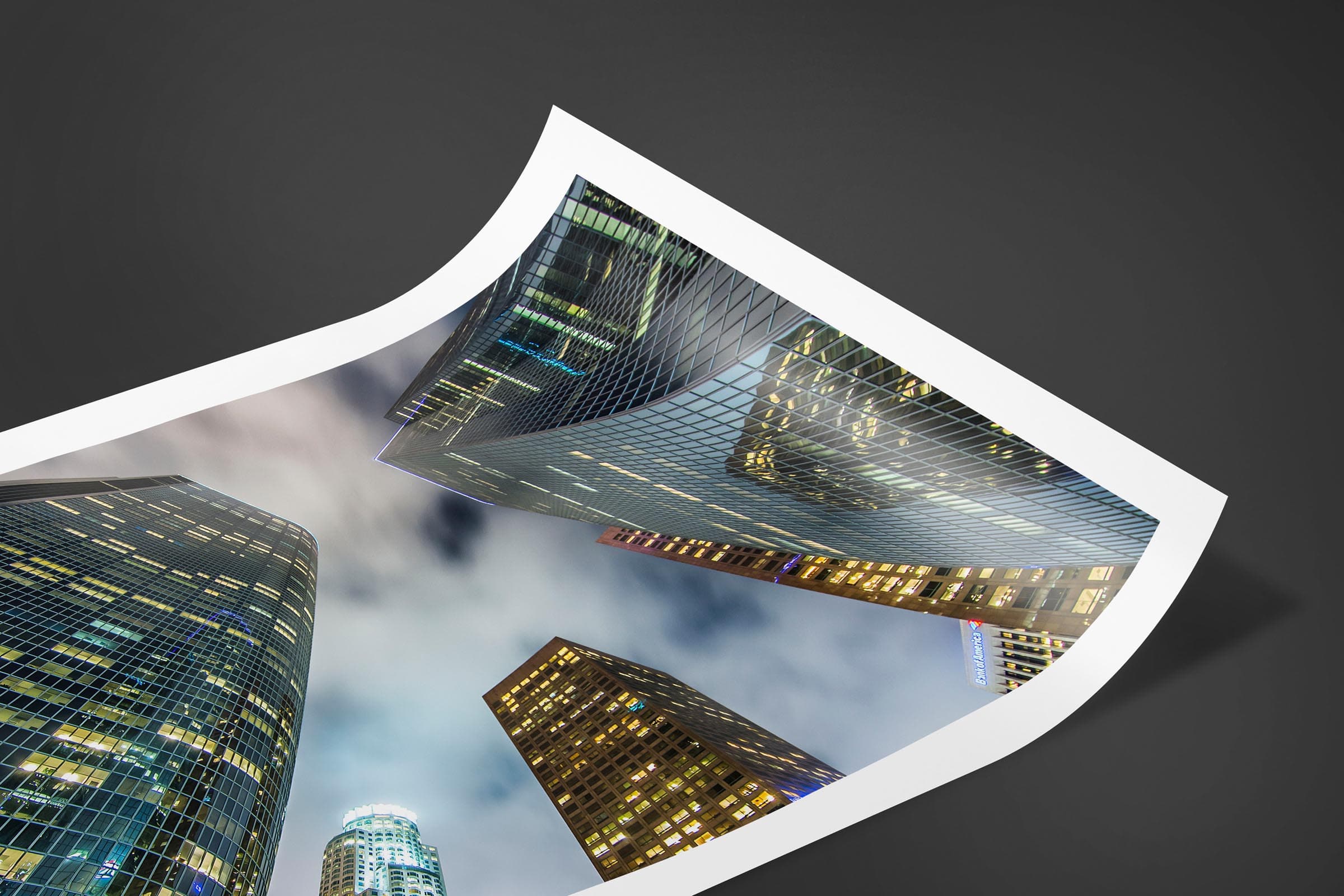 Fine art limited edition print of Downtown in Los Angeles, California by Brent Goldman Photography