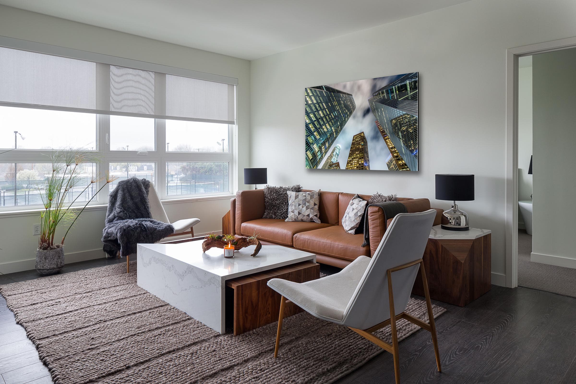 Wall art of Downtown in Los Angeles, California by Brent Goldman Photography