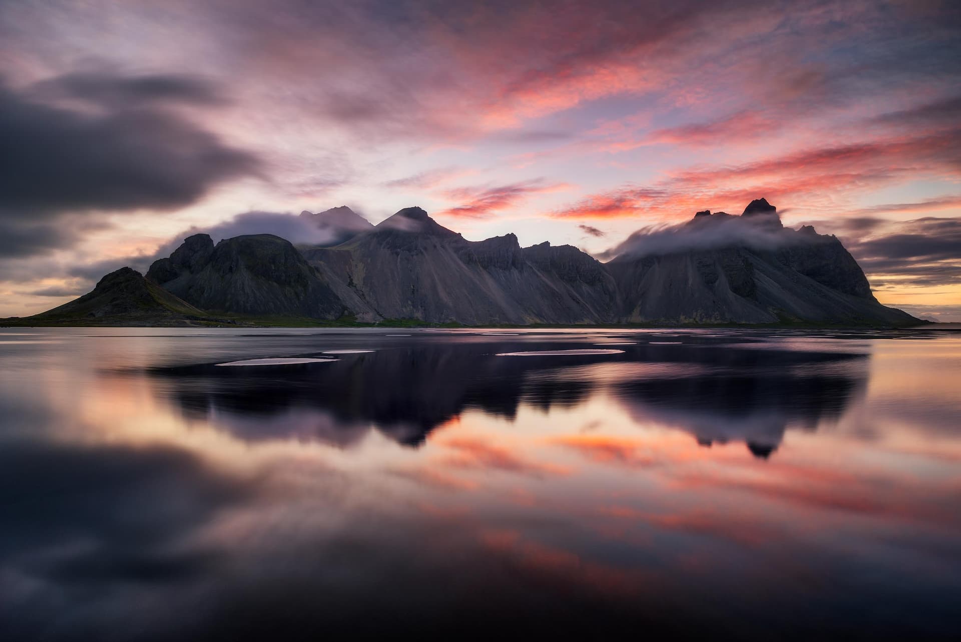 Photograph of Vestrahorn Mountain in Stokksnes, Iceland by Brent Goldman Photography