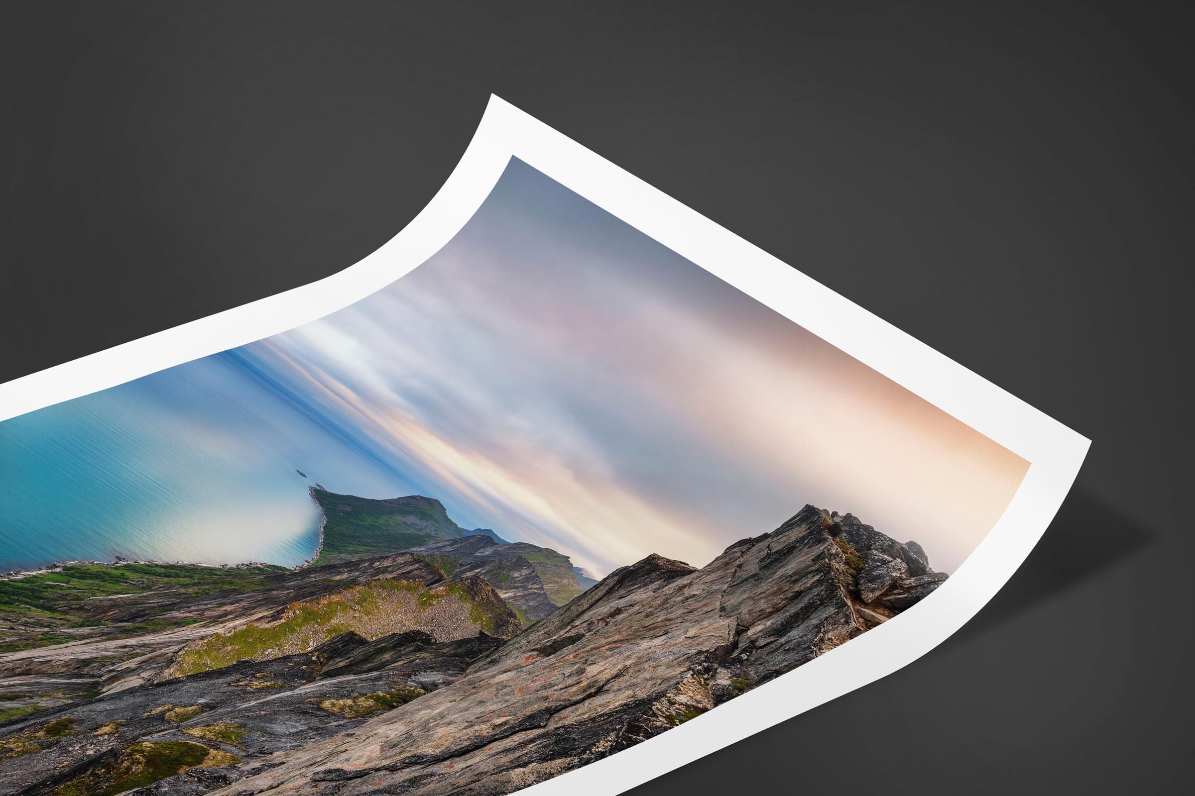 Fine art limited edition print of Segla Mountain in Senja, Norway by Brent Goldman Photography