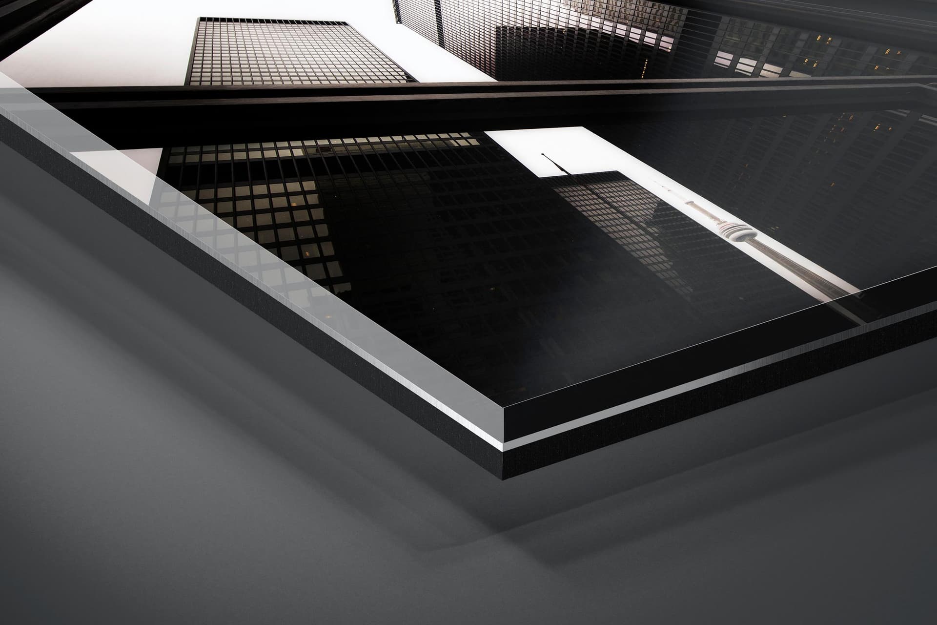 Fine art limited edition acrylic print of CN Tower in Toronto, Canada by Brent Goldman Photography