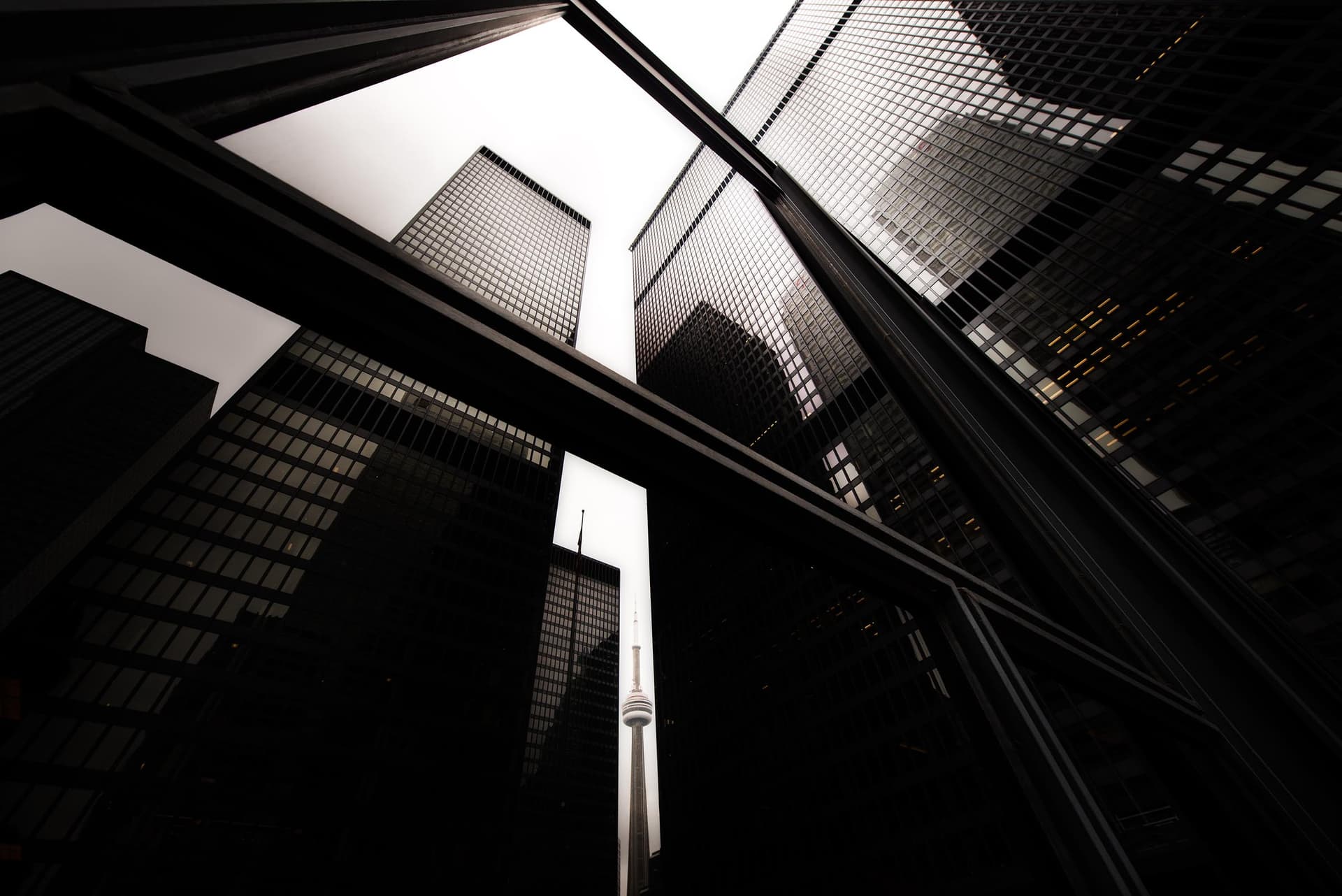 Photograph of CN Tower in Toronto, Canada by Brent Goldman Photography