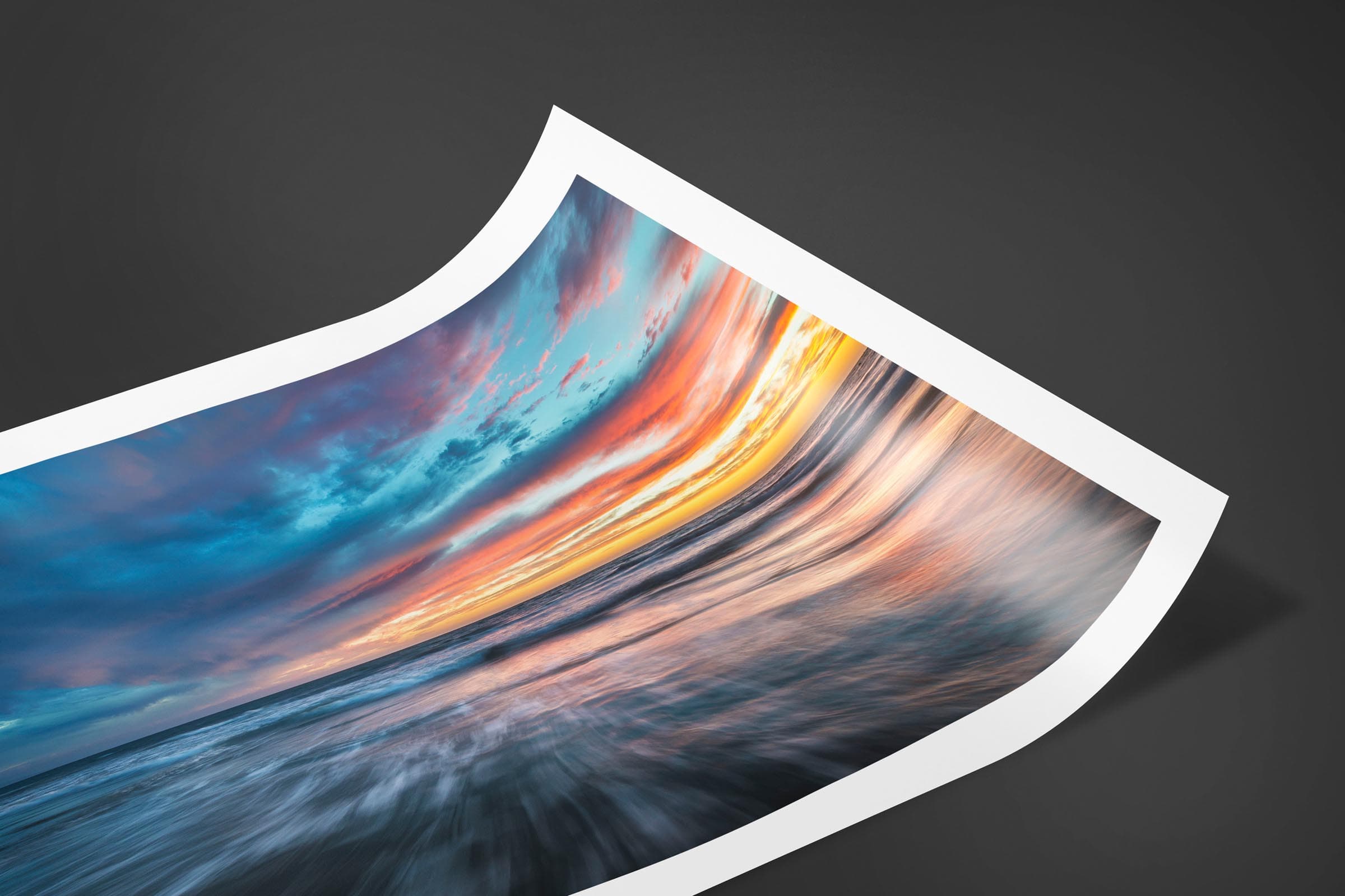 Fine art limited edition print of Santa Monica Sunset in Santa Monica, California by Brent Goldman Photography