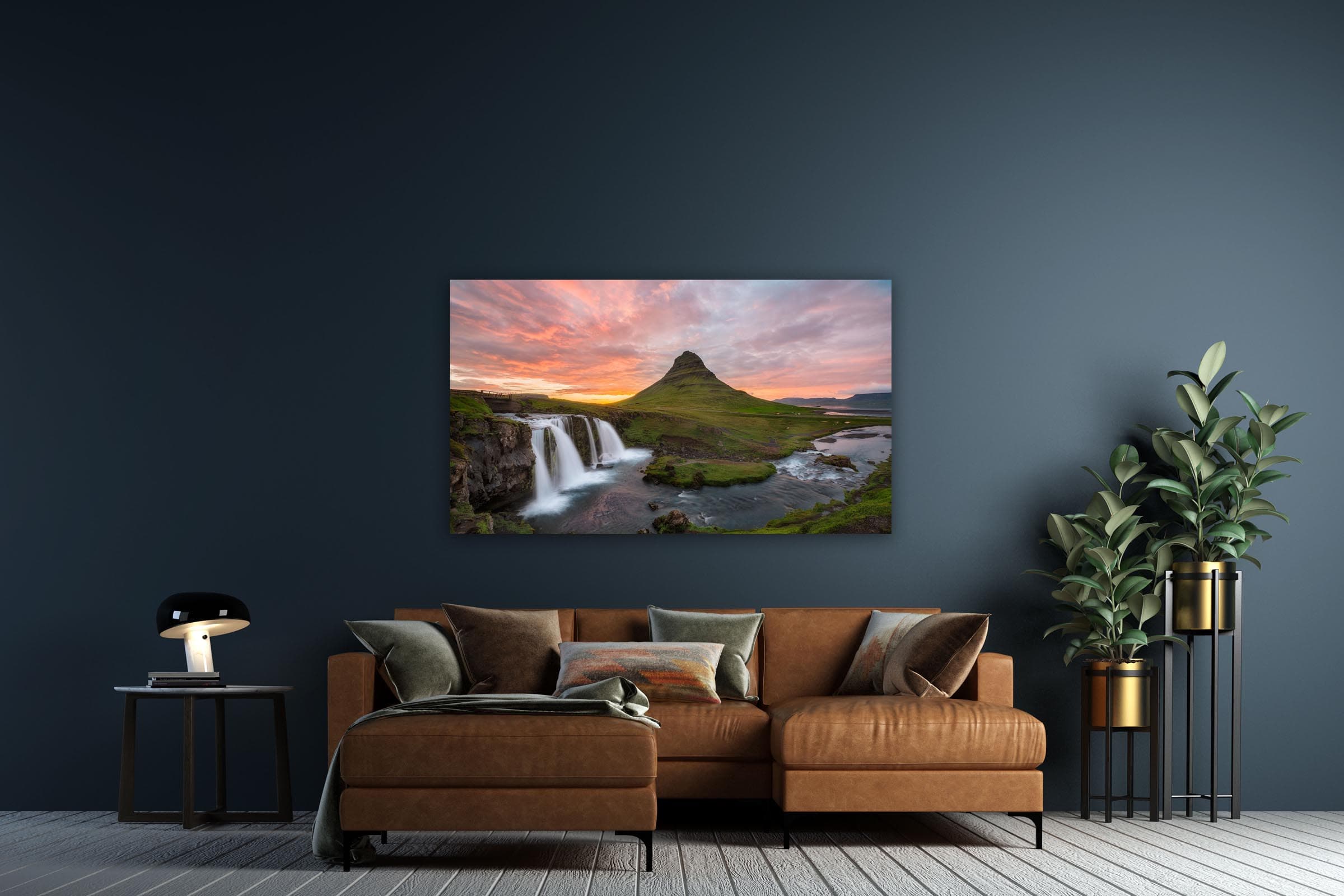 Wall art of Kirkjufell Mountain in Snæfellsnes, Iceland by Brent Goldman Photography