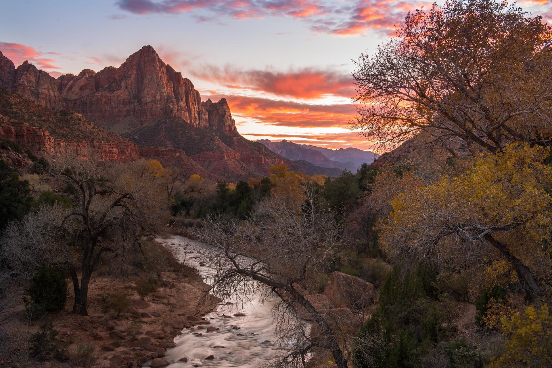 Photograph of Watchman in Zion, Utah by Brent Goldman Photography