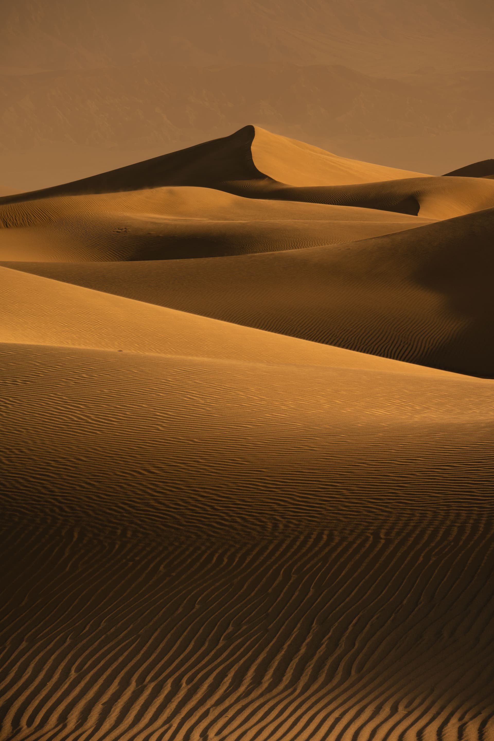 Photograph of Mesquite Flat Sand Dunes in Death Valley, California by Brent Goldman Photography