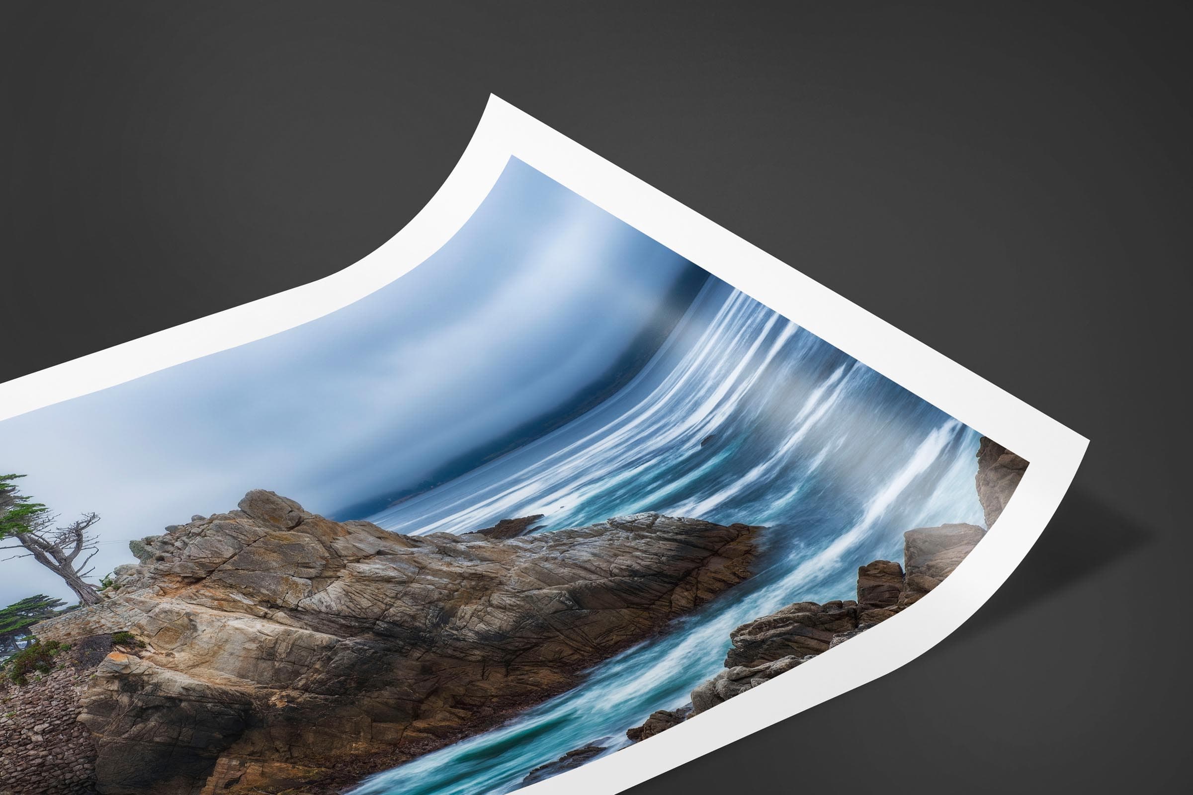 Fine art limited edition print of Lone Cypress in Pebble Beach, California by Brent Goldman Photography