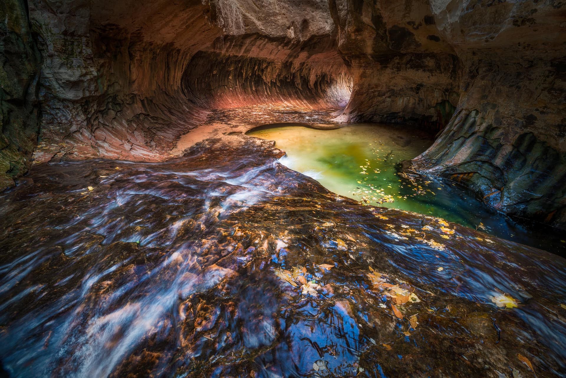 Photograph of Subway in Zion, Utah by Brent Goldman Photography