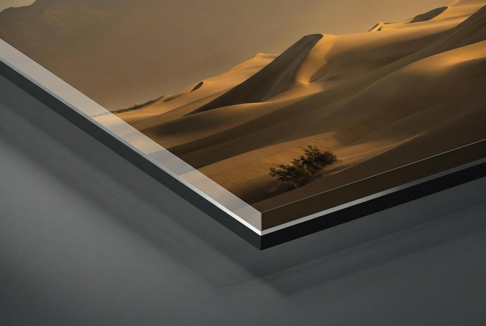 Fine art limited edition acrylic print of Mesquite Flat Sand Dunes in Death Valley, California by Brent Goldman Photography